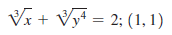 Vi + Vy = 2; (1, 1)
