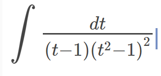 dt
2
(t–1)(t2–1)*
