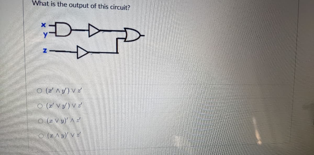 What is the output of this circuit?
