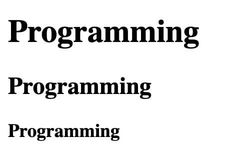 Programming
Programming
Programming
