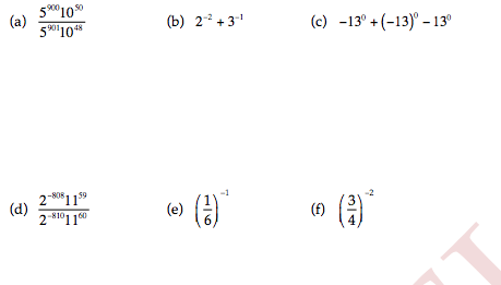 5"10
(a)
50 10*
(c) -13° + (-13) – 13°
(b) 2 +3
-808
119
2
(d)
(e)
(f)
--810
