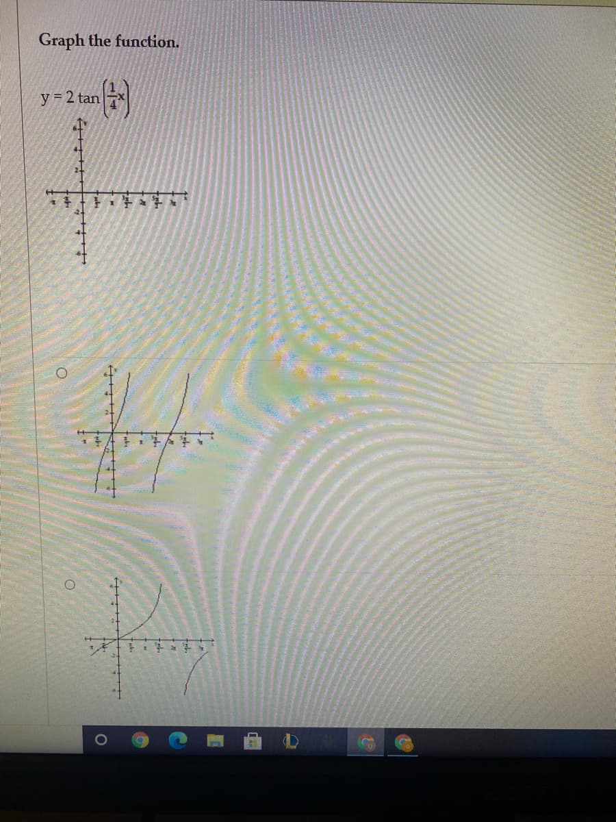 Graph the function.
y = 2 tan
