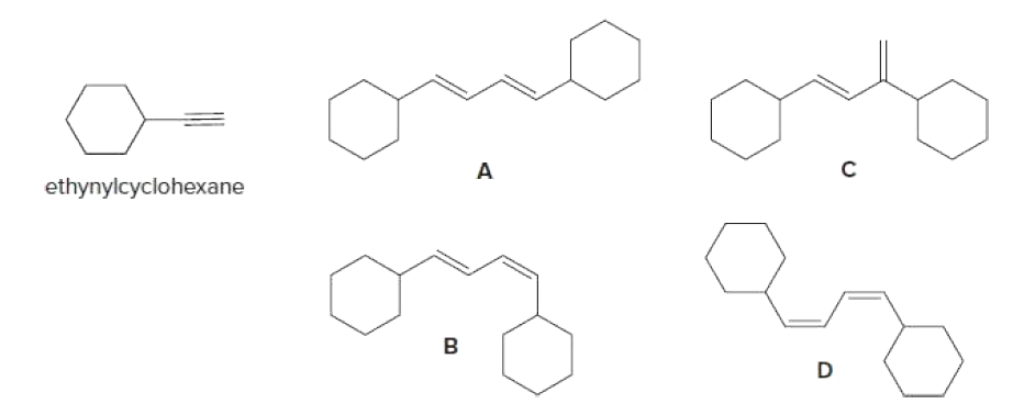 ethynylcyclohexane
B
