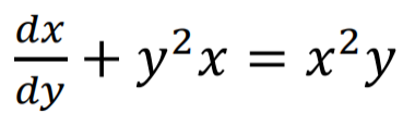 dx
+ y?x = x?y
dy
