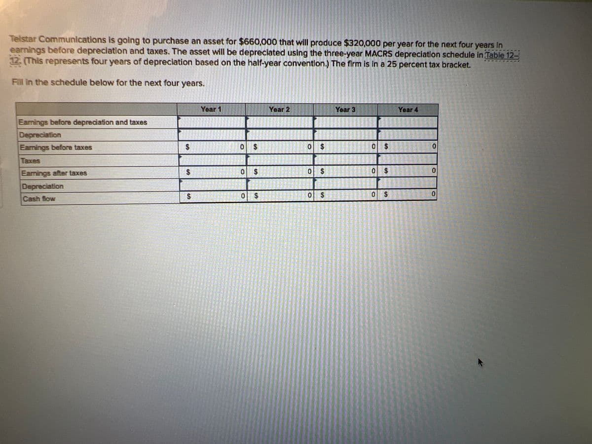 Table 12-12 Depreciation percentages (expressed in decimals)
Depreciation 3-Year
Year
MACRS
11
2
3
5
6
7
NEMEN MEHREMESELNE
9
आआआआआआ EEEEE
15
E
EVENEMEN
MEMENER
21
GALERIE 300 SATSARE SE
SE
SENSE
TEPP
GEHEIME
MEN
0.333
0.445
0.148
0.074
1.000
5-Year 7-Yar 10-Year 15-Year 20-Year
MACRS MACRS MACRS MACRS MACRS
0.200
0.320
0.192
0.115
0.115
0.058
1.000
0.143
0.245
0.175
0.125
0.089
0.089
0.089
0.045
1.000
0.100
0.180
0.144
0.115
0.092
0.074
0.066
0.066
0.065
0.065
0.033
1.000
0.050
0.095
0.086
0.077
0.069
0.062
0.059
0.059
0.059
0.059
0.059
0.059
0.059
0.059
0.059
0.030
1.000
0.038
0.072
0.067
0.062
0.057
0.053
0.045
0.045
0.045
0.045
0.045
0.045
0.045
0.045
0.045
0.045
0.045
0.045
0.017
1.000