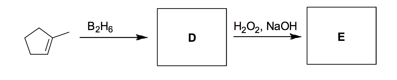 B2Н6
Н2О2, NaOH
Е
D
