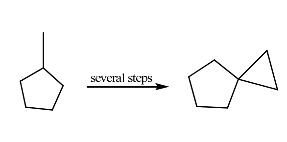 several steps
