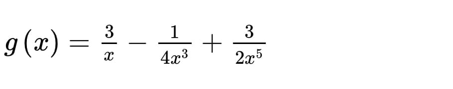 g (2) %3DD -+ 는
1
g (x)
4x3
2x5
