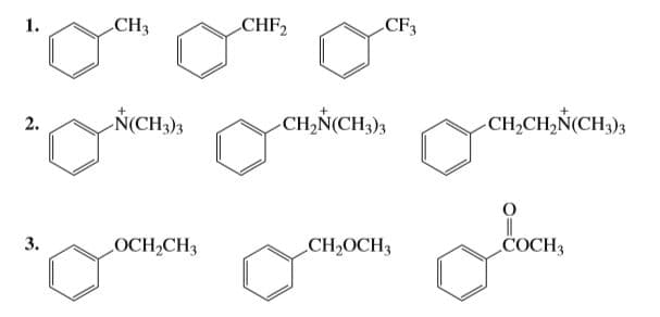 1.
CH
CHF2
CF3
Ń(CH3)3
Ň(CH3)3
CH,Ń(CH,)3
-CH,CH,Ň(CH3)3
OCH,CH3
CH2OCH3
СОСHЗ
2.
3.
