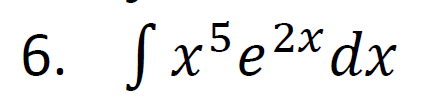 5.2х
6. ſx5e2*dx
