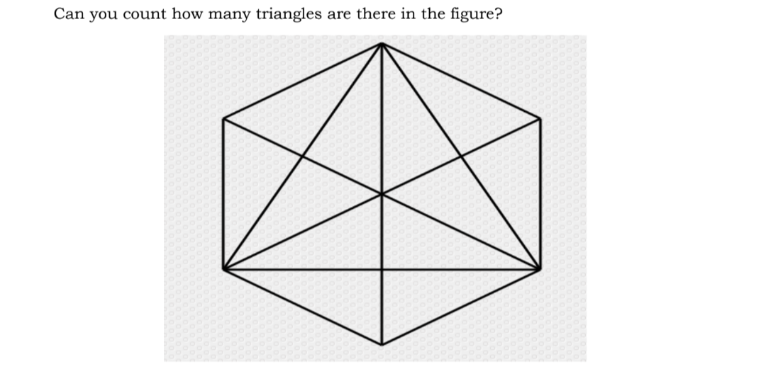 Can you count how many triangles are there in the figure?
