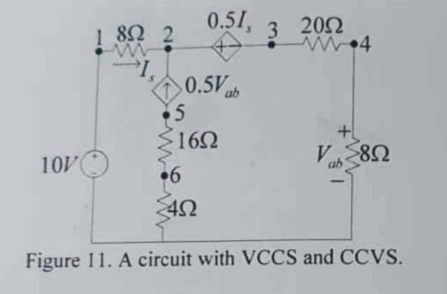 107
1 8Ω 2
*
0.51, 3 2002
20Ω
M4
0.5V..
ab
5
16Ω
+
V Σ8Ω
ab
.6
4Ω
Figure 11. A circuit with VCCS and CCVS.