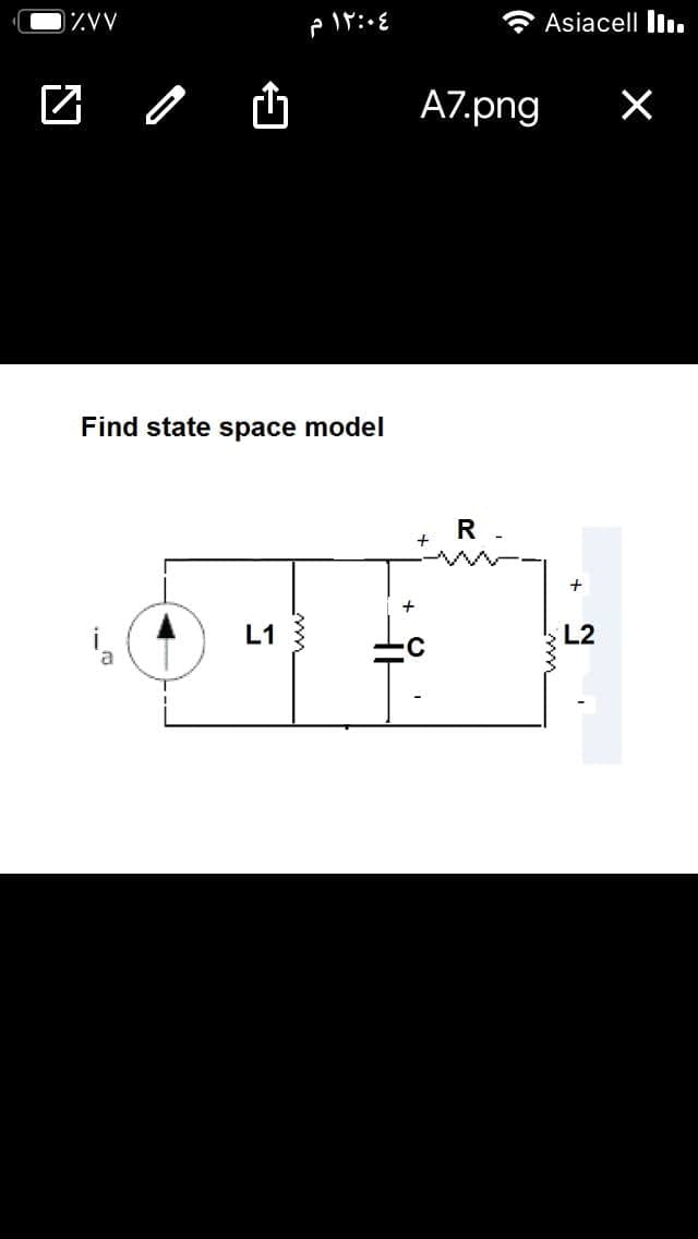 IZVV
Asiacell ll.
A7.png
Find state space model
+
L1
L2
