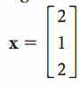 X =
1.
