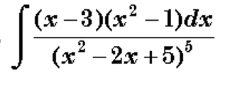 * (x – 3)(x² – 1)dx
(х? — 2х + 5)°
