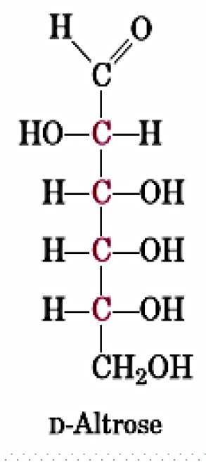 Но -С-Н
H-C-OH
H-C-OH
H-C-OH
CH2OH
D-Altrose
*********
