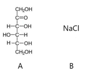 CH2OH
Č=0
H-C-OH
NaCI
Но-с—н
H-C-OH
ČH2OH
A
