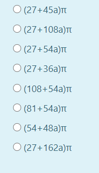 O (27+45a)
O (27+108a)Tt
O (27+54a)T
O (27+36a)Tt
O (108+54a)
O (81+54a)t
O (54+48a)M
O (27+162a)T
