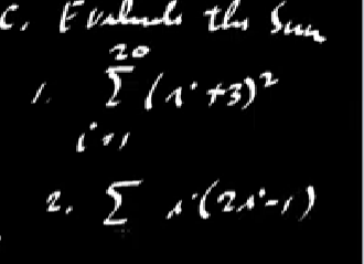 C. Evaluads the Sum
{ (۸+3)
**
2 2 (2)