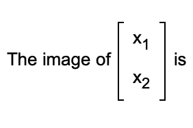 X1
is
The image of
X2
