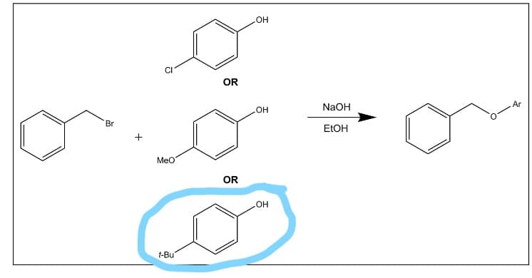 CI
OR
NaOH
Ar
Br
ELOH
+
Meo
OR
но
t-Bu"
