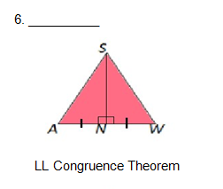 6.
A
LL Congruence Theorem
