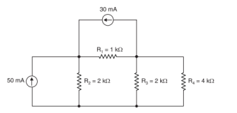 30 mA
R, = 1 k
ww
50 mA
R =2 k2
R,-2 kn
R, = 4 k2
www
