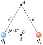 A
d
d.
60.0°
B
d
