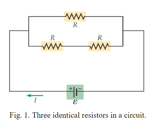 R
R
R
ww
Fig. 1. Three identical resistors in a circuit.
