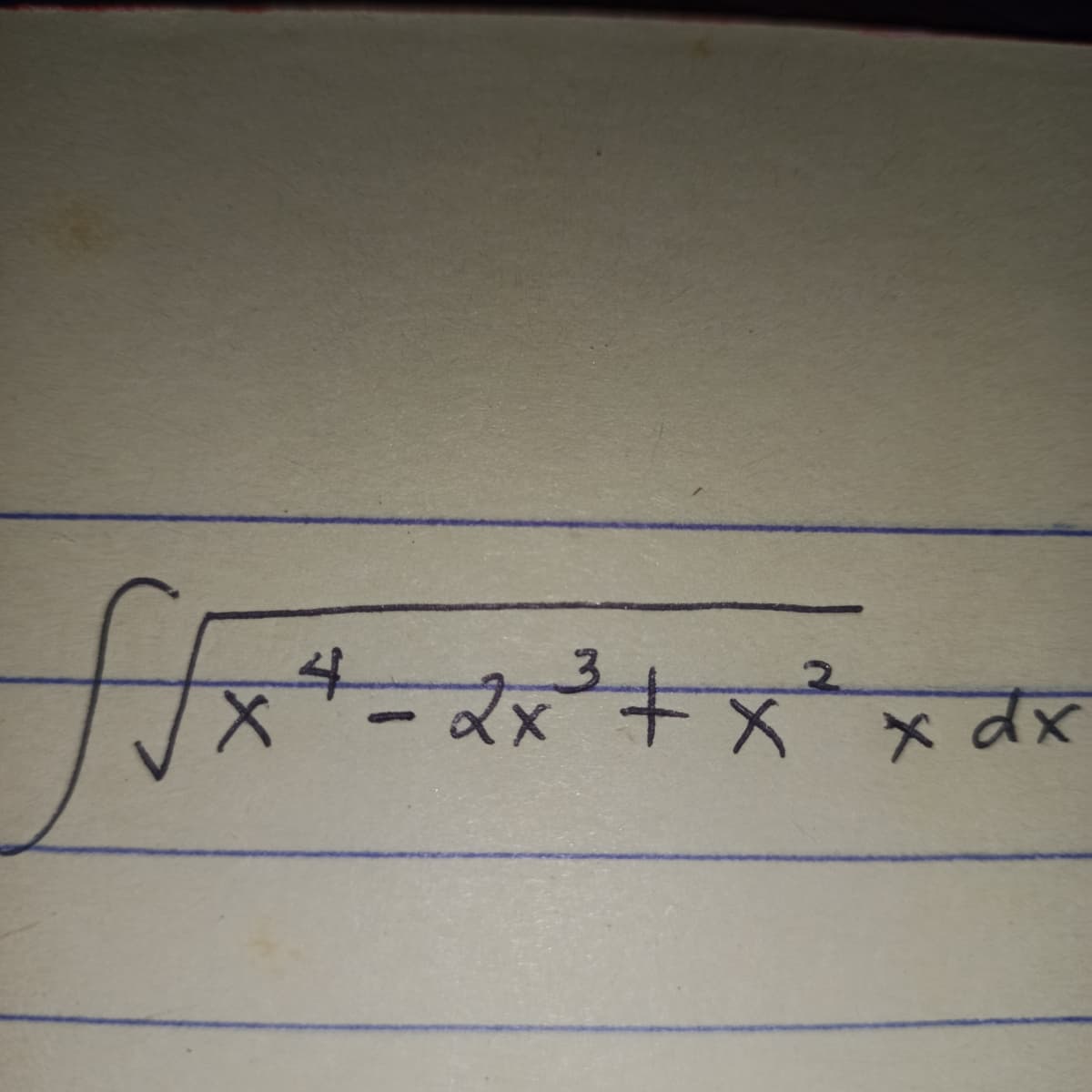 2x²+x²
x dx
