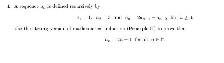 mathematical induction
