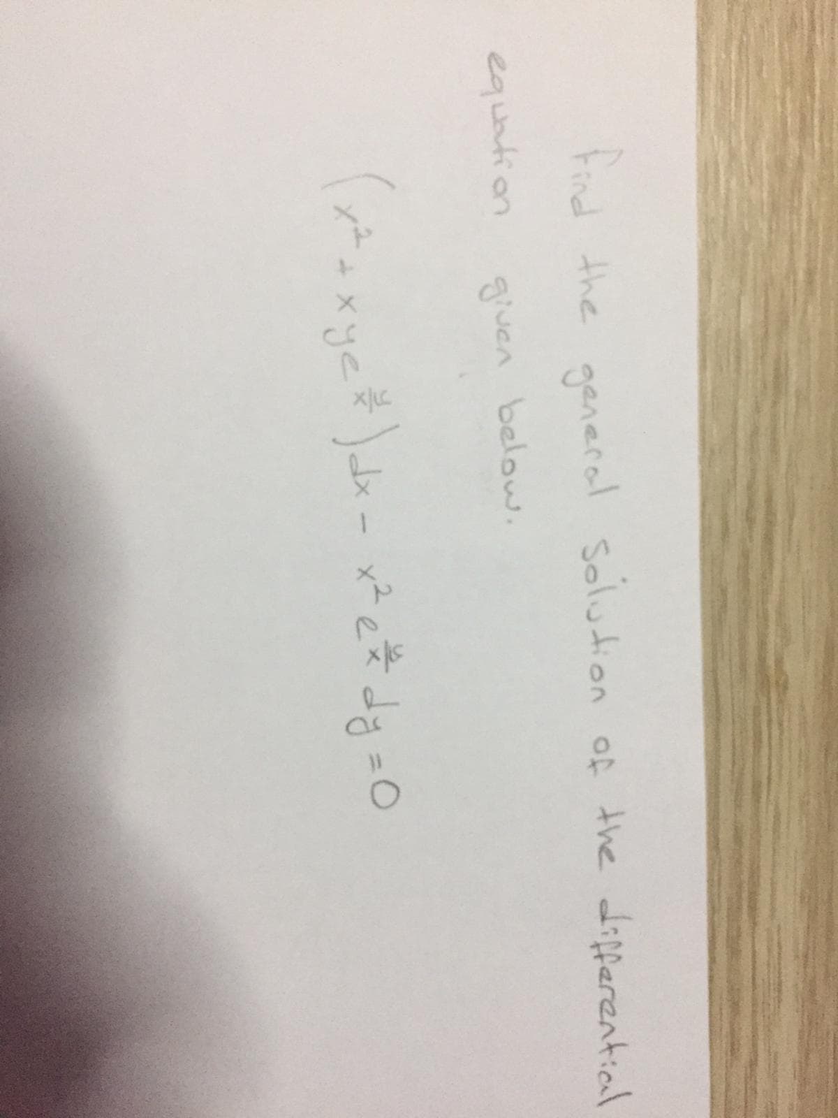 Find the genecal Solution of the dipferent:ial
equation
grven below.
