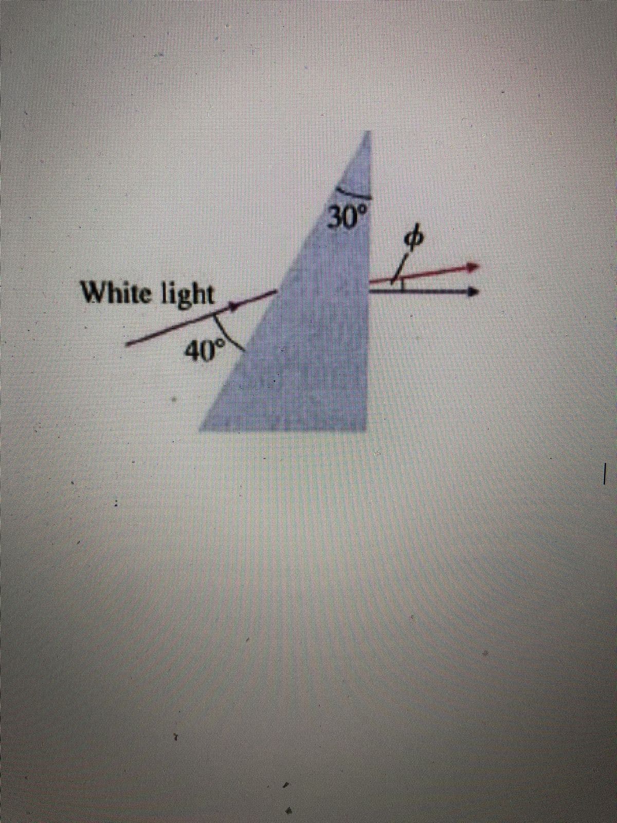 White light
40%
30°
+