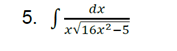 dx
5. S-
xV16х2-5
