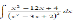 x2 – 12x +4
(x? - 3x + 2)*
