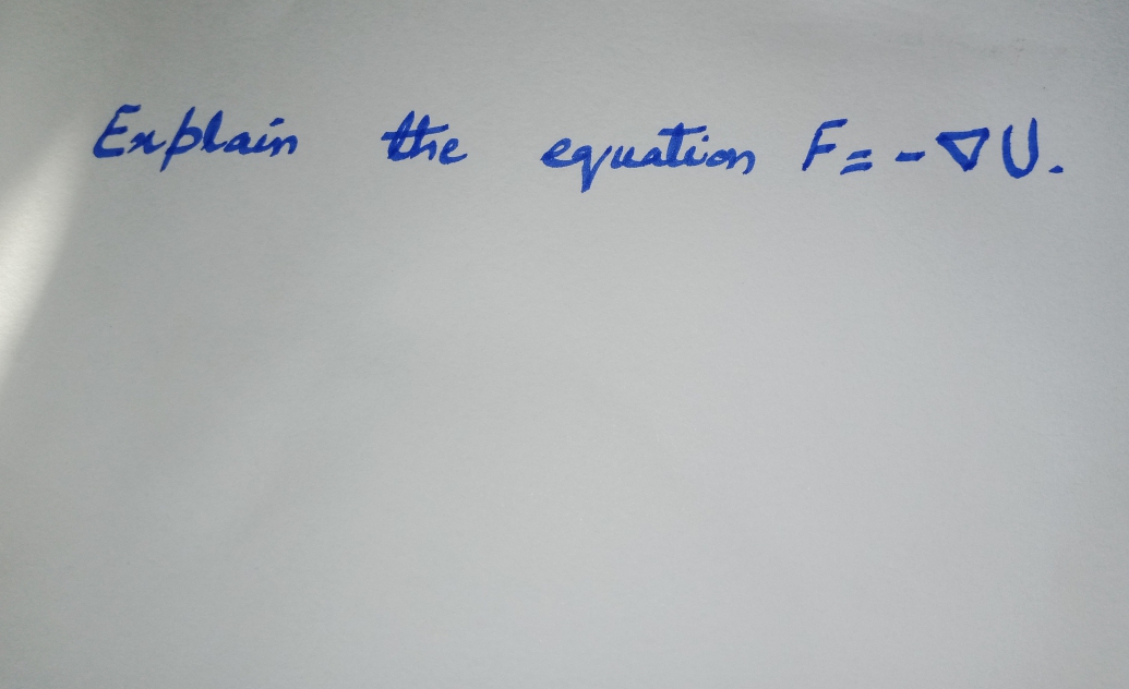 Enplain the equation Fz-VU.
