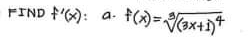 FIND F'):
a-
