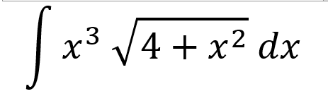 х3 4 +x2 dx
4 + x
