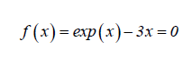 Г(x) - ехp(x)
exp
-3х %3D0
