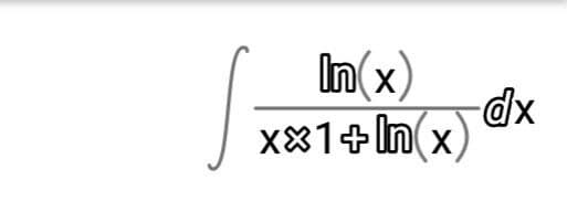 xp-
x81+In(x)
In(x
