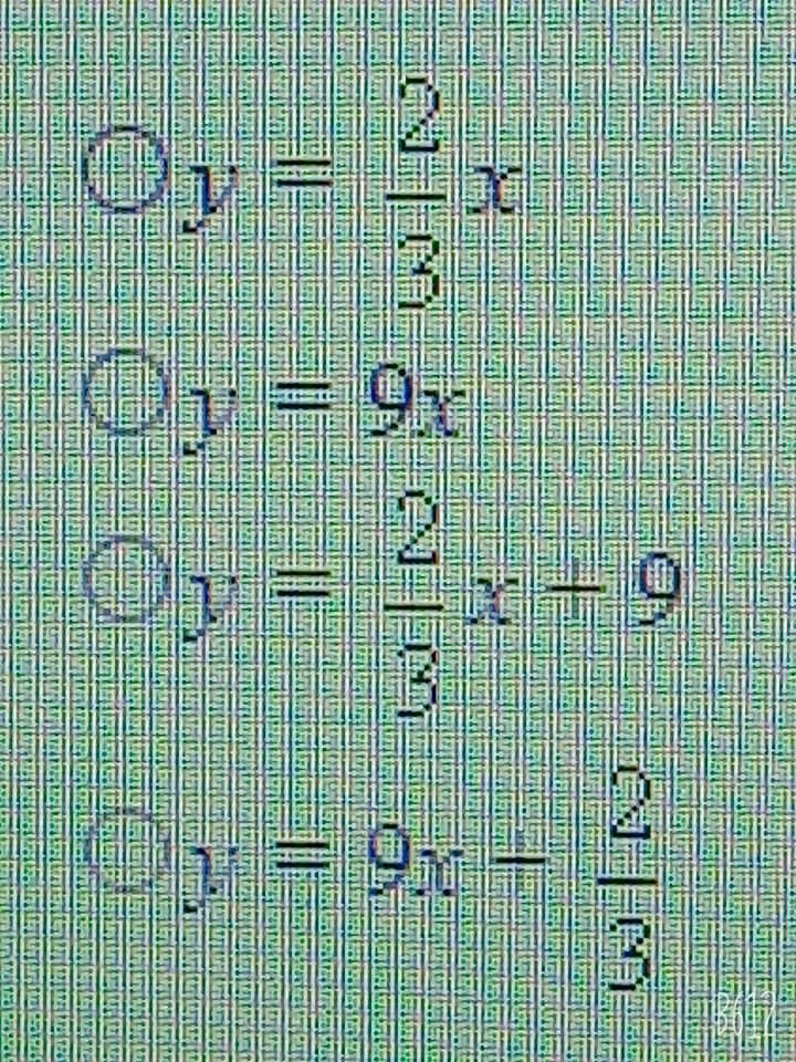 2.
Oy=
Oy = 9x
Oy= 2
x十9
Oy = 9x
2.
