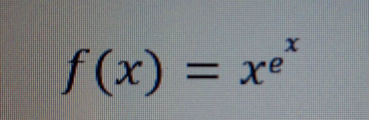 f(x) = x°
3re"
%3D
