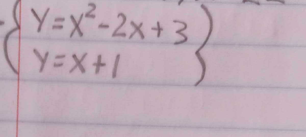 Y=x²-2x+3)
Y%3DX
