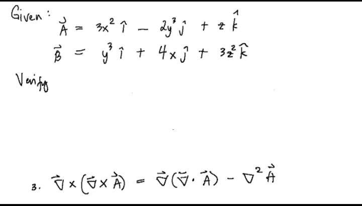 Given :
2よ
y' î t 4x ĵ t 3 E
Varing
マ×(Gx - マ(G. - D°
3.
