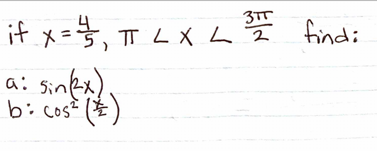 3TT
it x=국, ㅠ LXL fnd:
ㅠLX L
find;
Sinkx)
bi cos? (*)
a:
