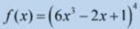 f(x)=(6x³-2x+1)