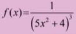 1
(5x²+4)
f(x)=-