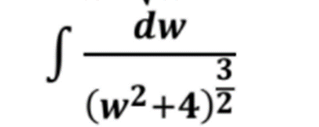 dw
3
(w²+4)Z
