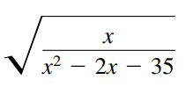 х2 — 2х — 35
