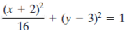 (x + 2)²
(v – 3)² = 1
+
16
